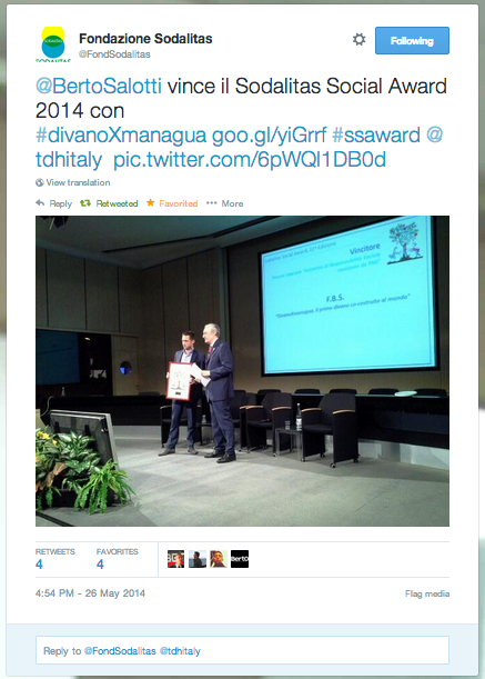 Beto wins Sodalitas Social Award with #divanoXmanagua