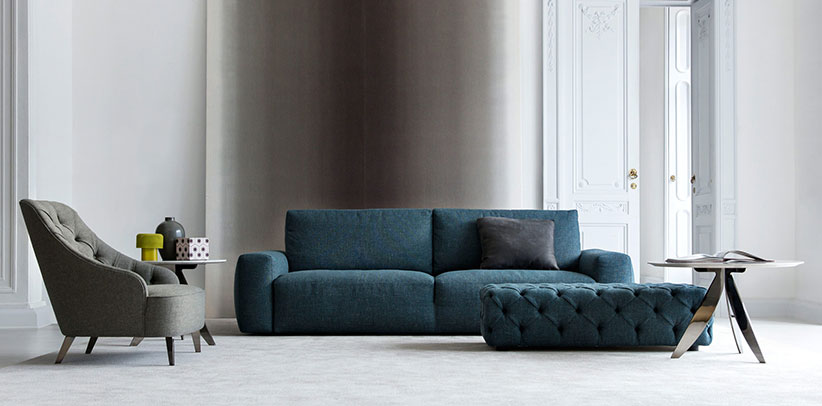 johnny sofa with one-piece frame