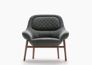 Hanna armchair solid wooden frame