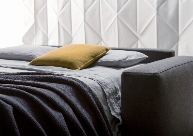 Passepartout sofa bed with spring mattress berto salotti