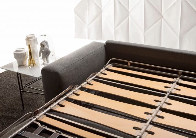Passepatrout sofa bed with wooden slat mechanism berto salotti