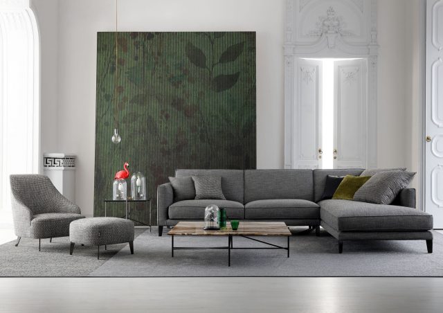 Time Break sectional sofa berto salotti made in italy