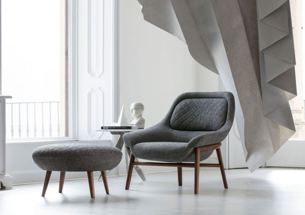 Hanna armchair, made in Meda