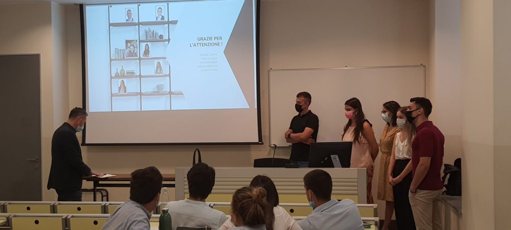 Students from Università Cattolica del Sacro Cuore of Milan present a marketing campaign for the launch of the new BertO collection