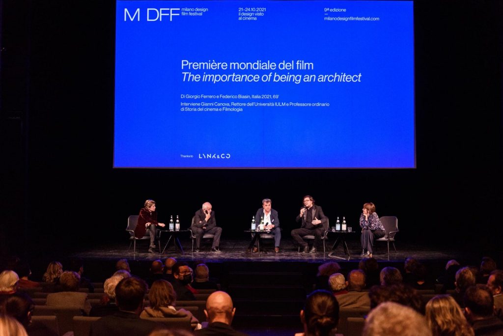 Talk "World premiere of the film The Importance Of Being An Architect" - Milano Design Film Festival 2021