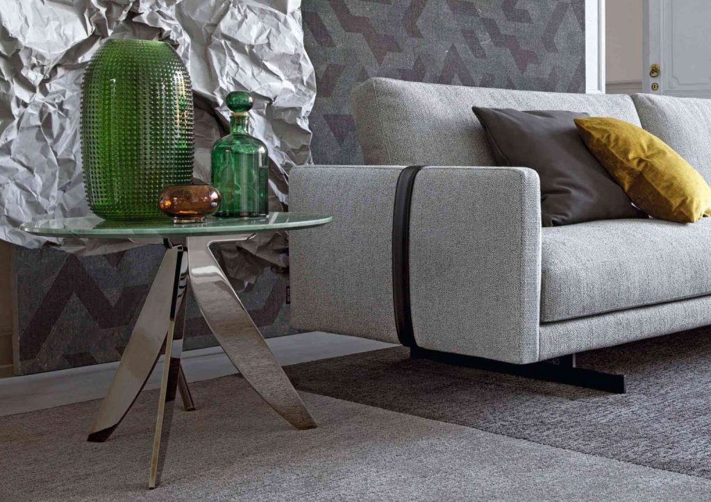 Coffee table alongside Dee Dee modular sofa