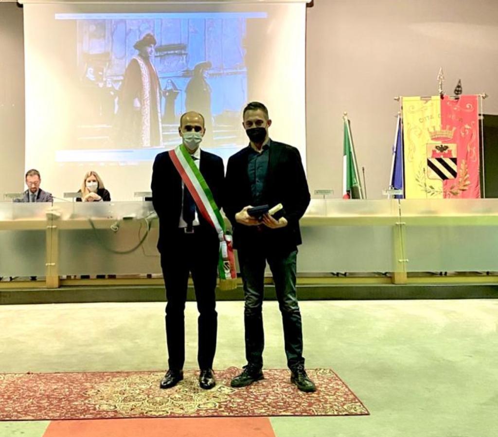 Award ceremony Filippo Berto Honorary Citizenship