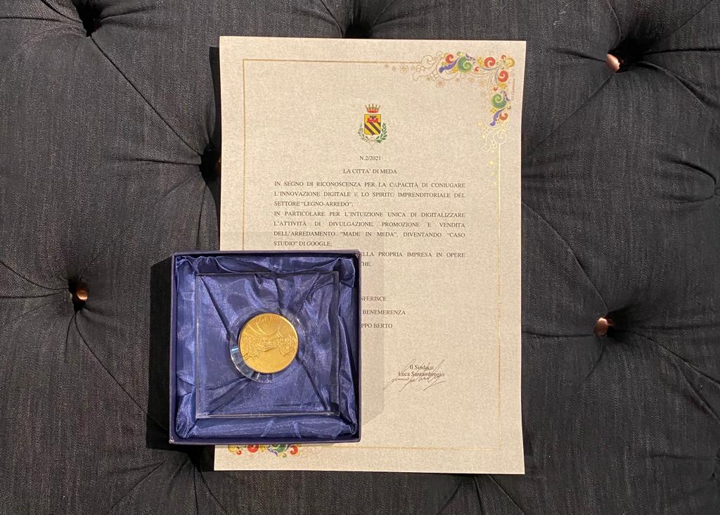 Honorary Citizenship Award of the City of Meda.