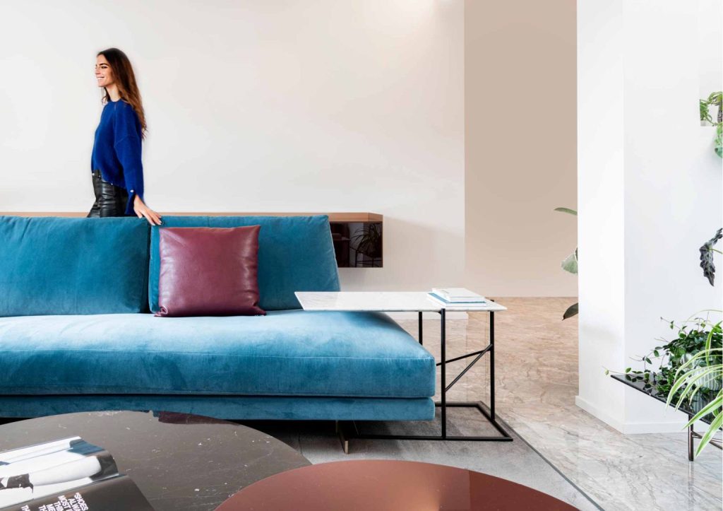 Design project for Eva Squillari's apartment. BertO the Dream Design Made in Meda.