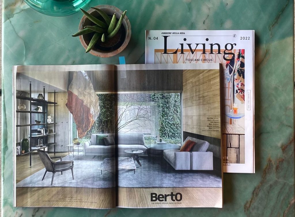 Living - Corriere della Sera: New BertO Collection 2022